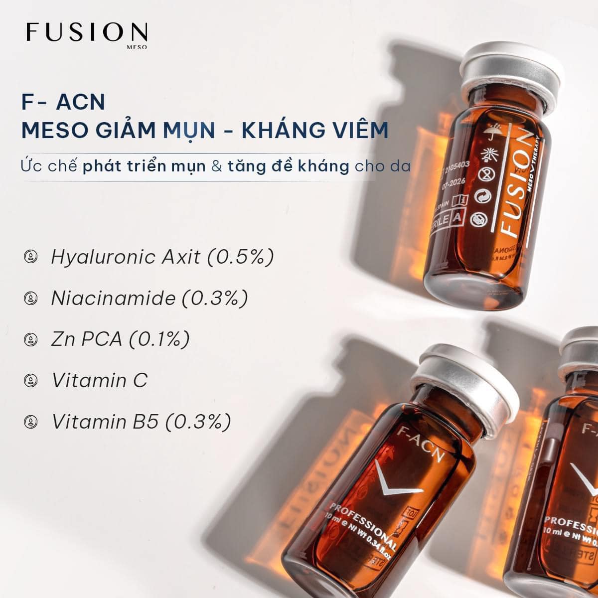Điều trị mụn và thâm mụn bằng F-ACN