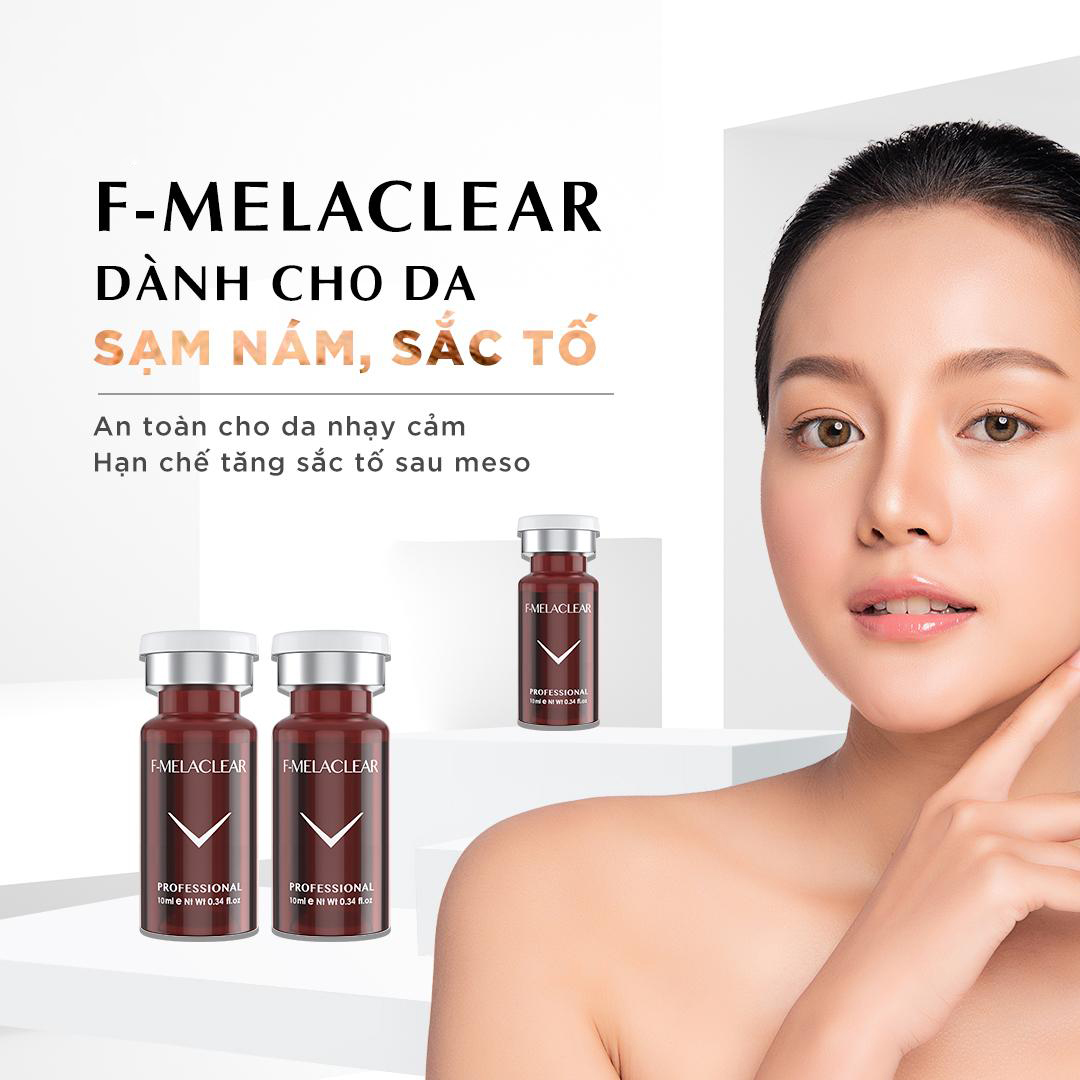 Meso Fusion F-Melaclear điều trị nám, sắc tố, tàn nhang