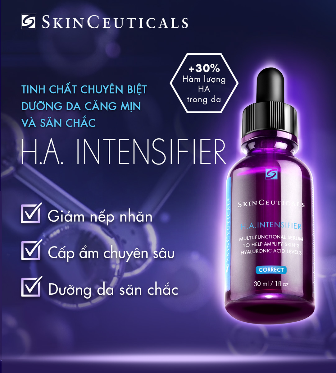 Serum Skinceuticals dưỡng ẩm HA Intensifier giúp da căng bóng