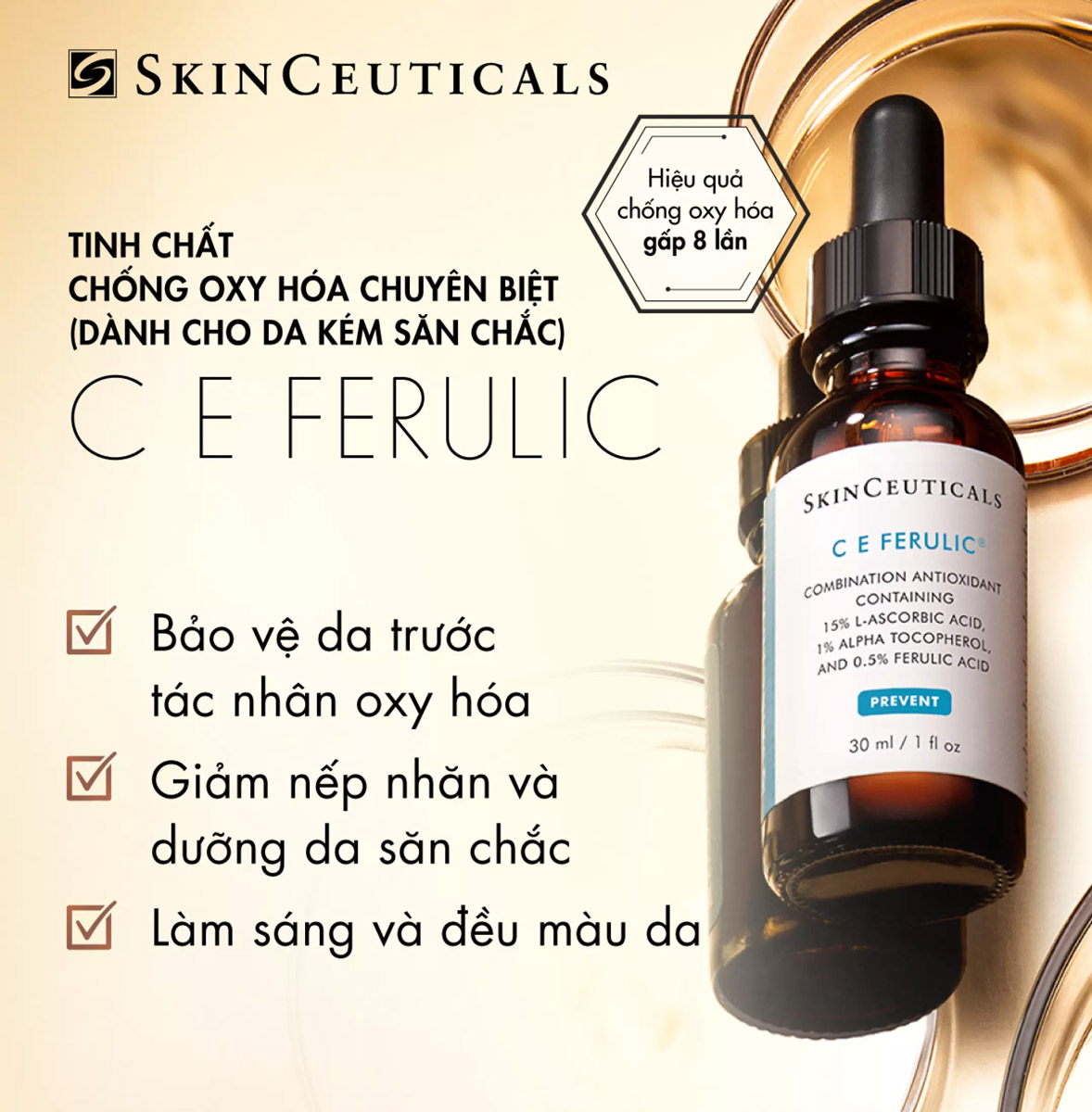 SkinCeuticals C E Ferulic - SkinCeuticals serum vitamin C