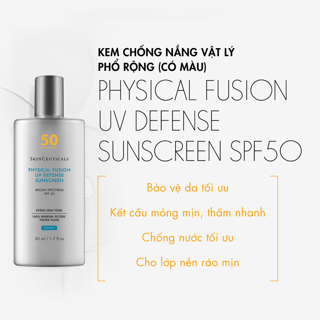 SkinCeuticals Sunscreen Kem chống nắng - Physical Fusion UV Defense SPF 50
