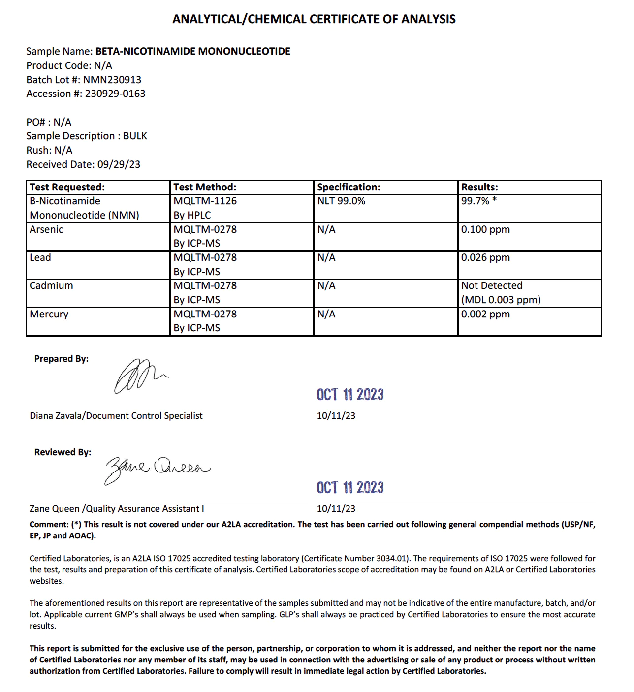 AlphaCell Labs NMN 500mg