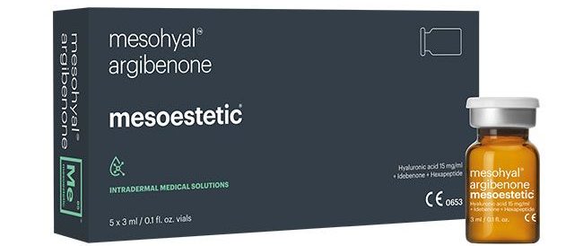 Giảm nếp nhăn, tổn thương do ánh nắng Mesoestetic Mesohyal™ Argibenone